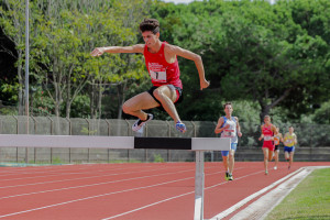 Niccolò Ghinassi impegnato nei 3000 siepi - Foto Michele Fortunato/Trackarena.com